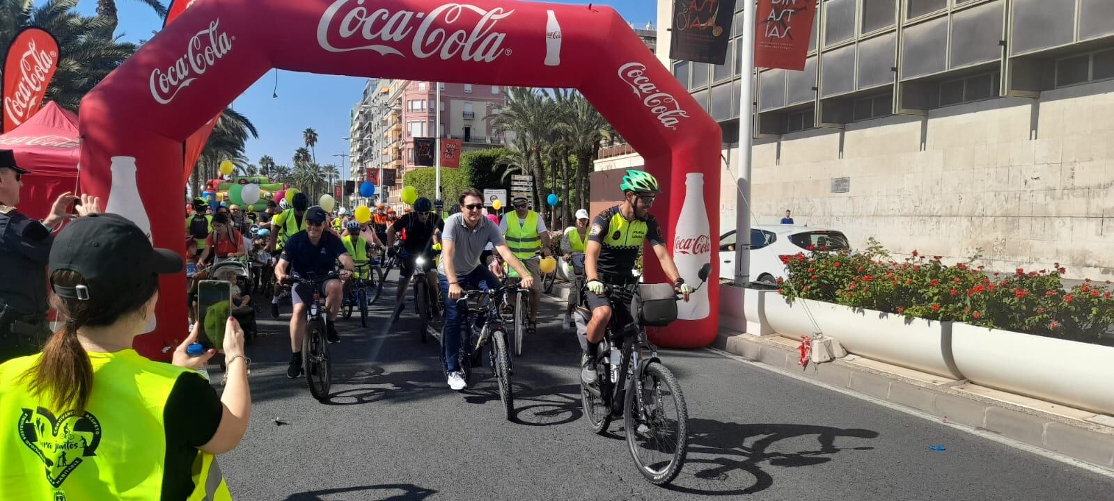 Ciclovía Litoral celebrada en Alicante este domingo