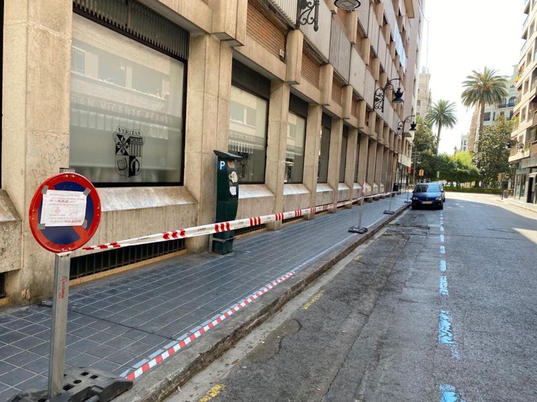 Comienzan las obras de reparación del colector de Marqués del Túria