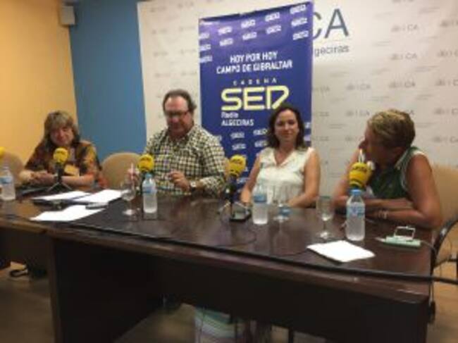 Con Rosa Ros, directora de Ciencia en Acción y las profesoras Nuria Muñoz y Ana Villaescusa