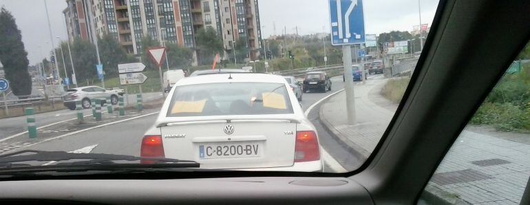 Caravana de protesta.