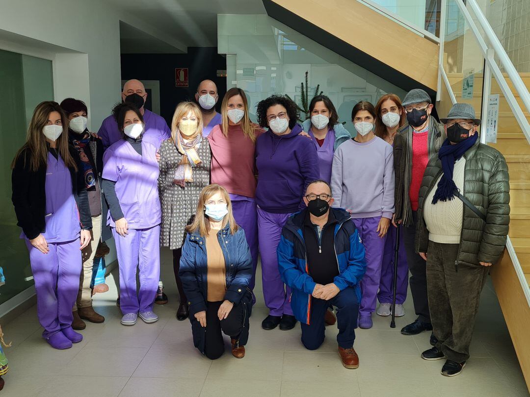 Momento del homenaje