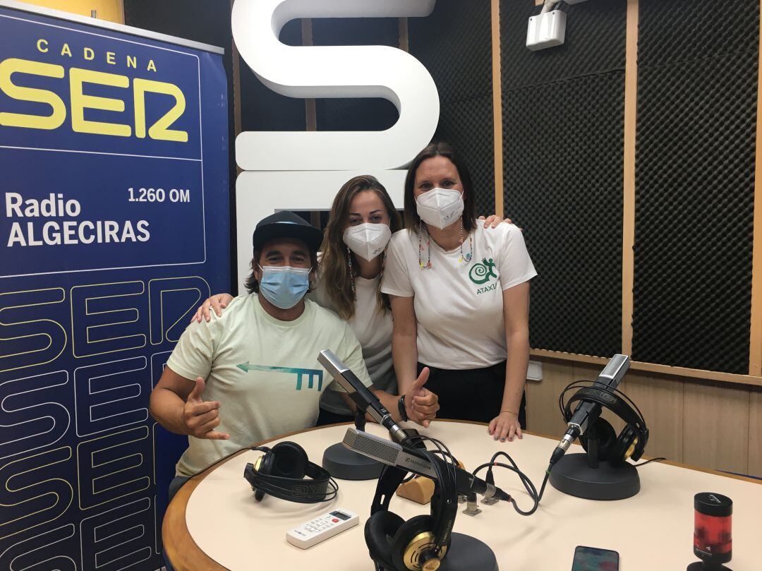 Fonsy Delgado, Inma Herrero y Raquel Sánchez.