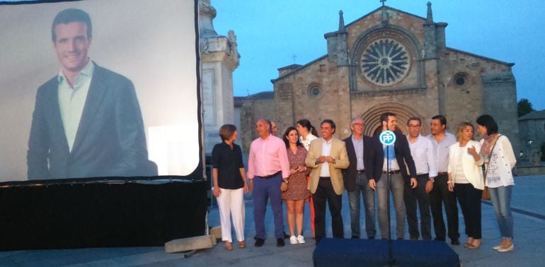 Acto de inicio de campaña electoral del Partido Popular de Ávila