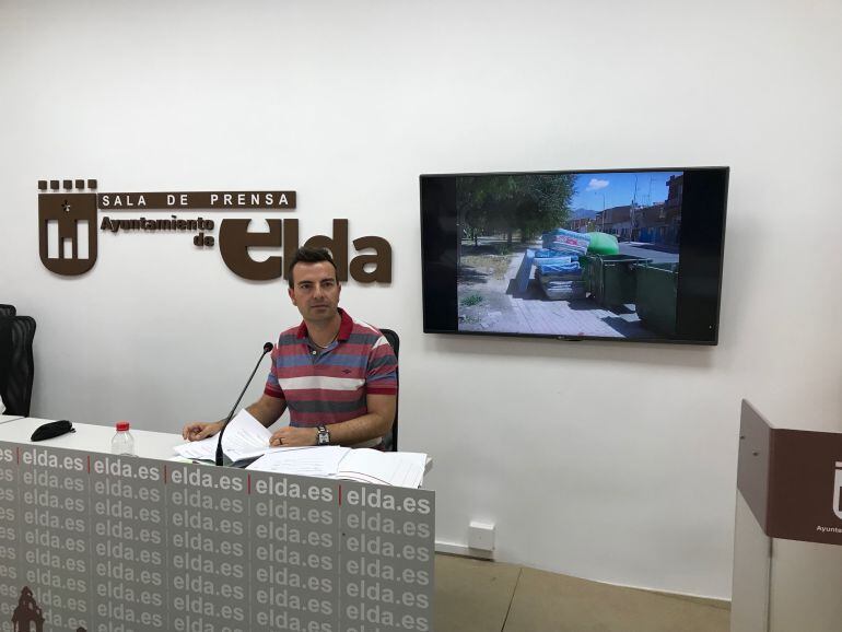 Fernando Gómez, concejal de Mantenimiento y Limpieza de Elda