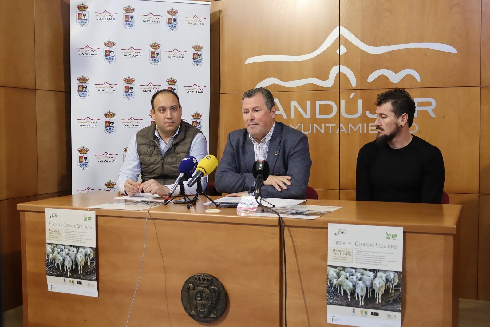 Presentación de la Fiesta del Cordero Segureño en Andújar.