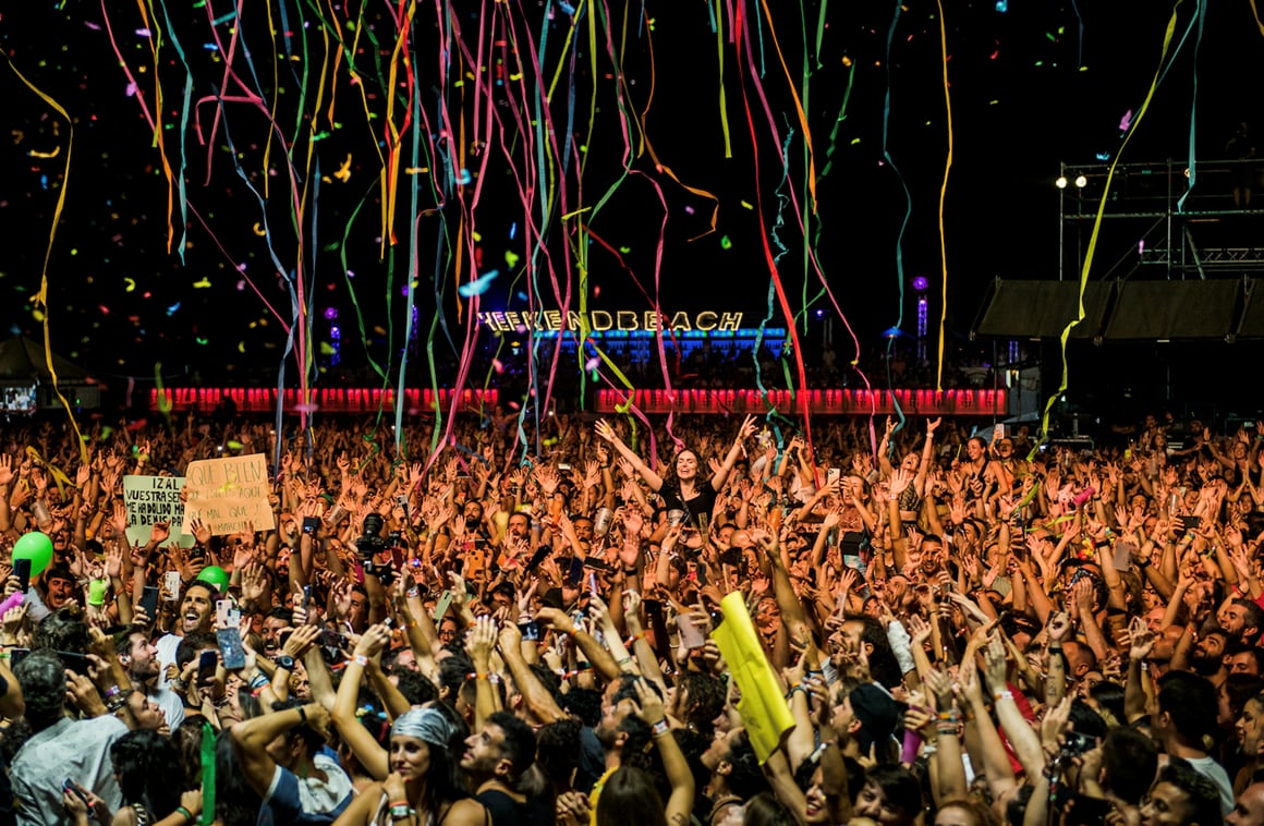 Un momento del evento Weekeng Beach Festival