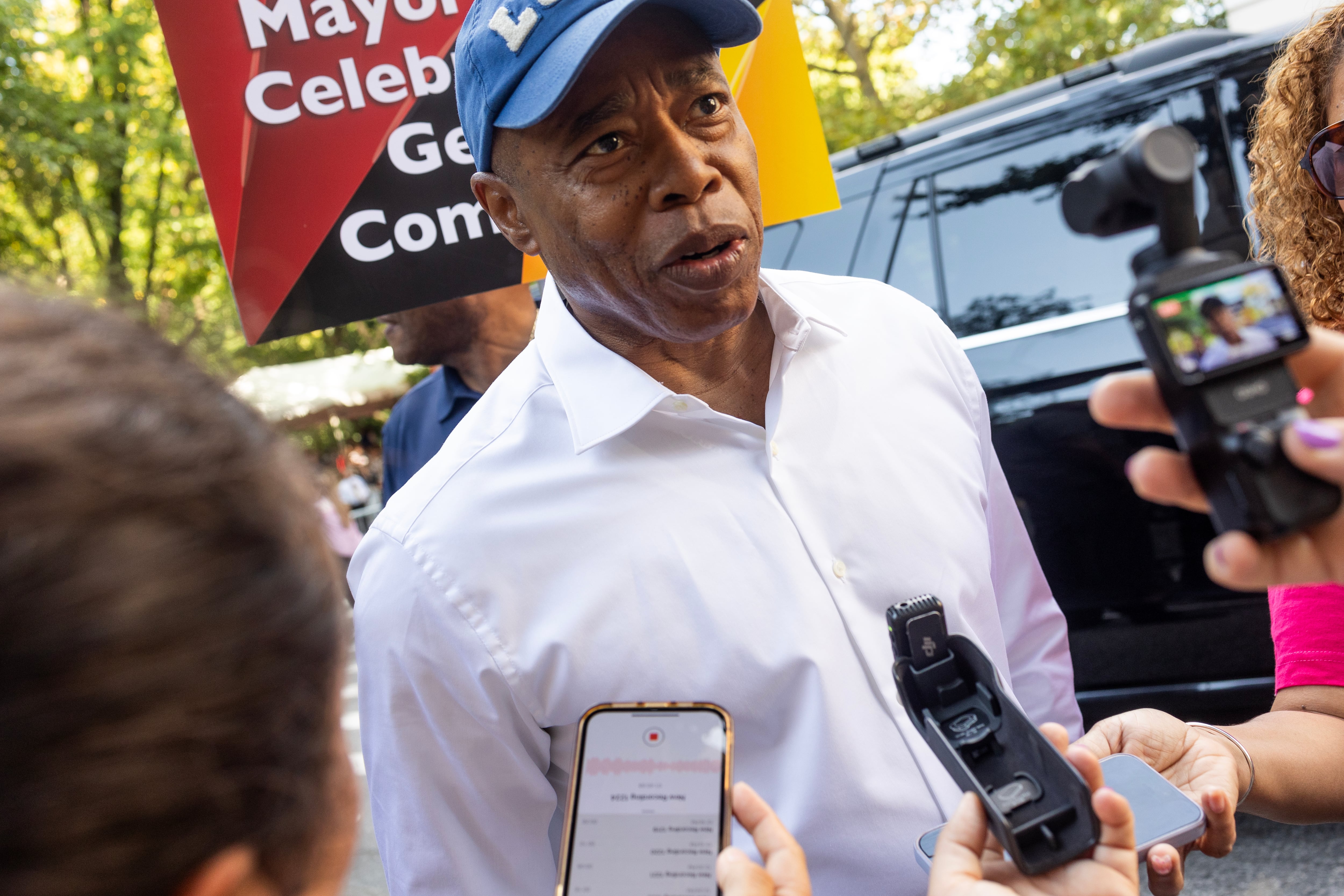 El alcalde de Nueva York, Eric Adams. (Photo by Andrew Lichtenstein/Corbis via Getty Images)