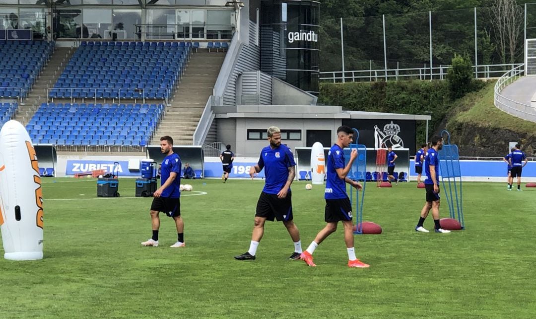 Willian José se ejercita todavía en las instalaciones de Zubieta