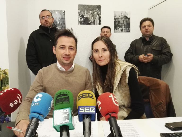 Rueda de prensa de Cristina Martínez y Fernando Durá