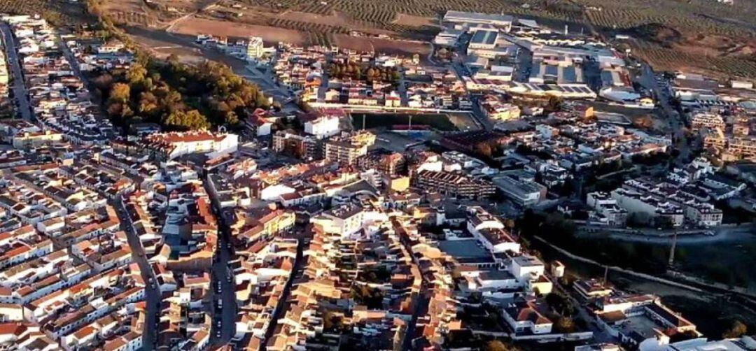 Vista aérea de Alcaudete.