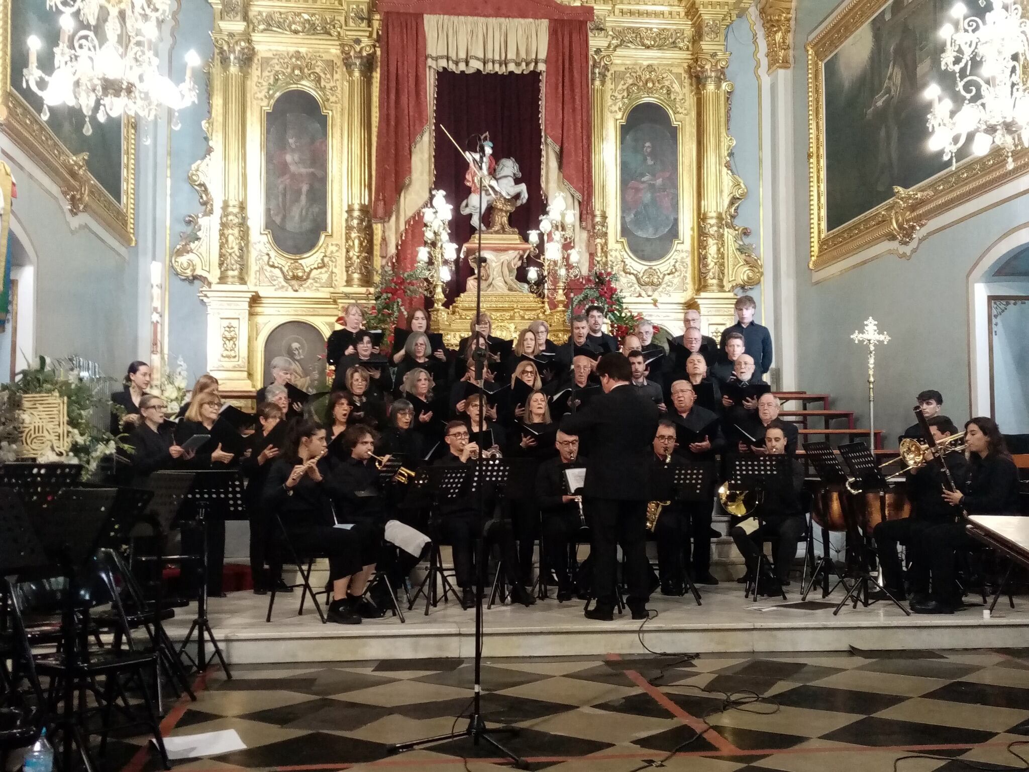 La Coral Mariola en el concierto