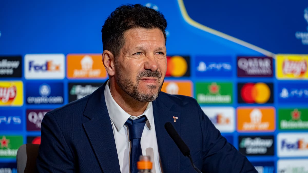 "El rival llega con cinco días de descanso y nosotros con 60 y pico horas...": Simeone carga contra el calendario antes de recibir al Slovan