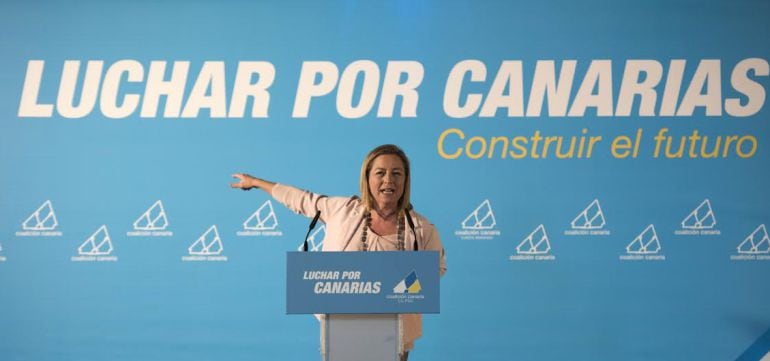 Ana Oramas, candidata de Coalición Canaria por la isla de Tenerife al Parlamento de Canarias