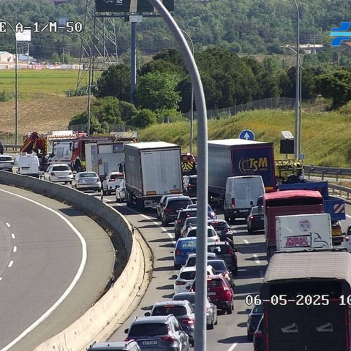 Vecinos por Sanse propone ampliar Cercanías hasta la rotonda del Águila y un carril bus en la A-1