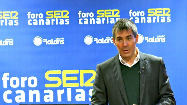 Fernando Clavijo, en el Foro SER Canarias