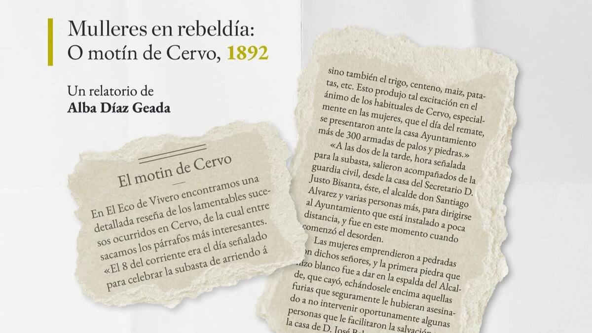 O día que as mulleres asaltaron o Concello de Cervo