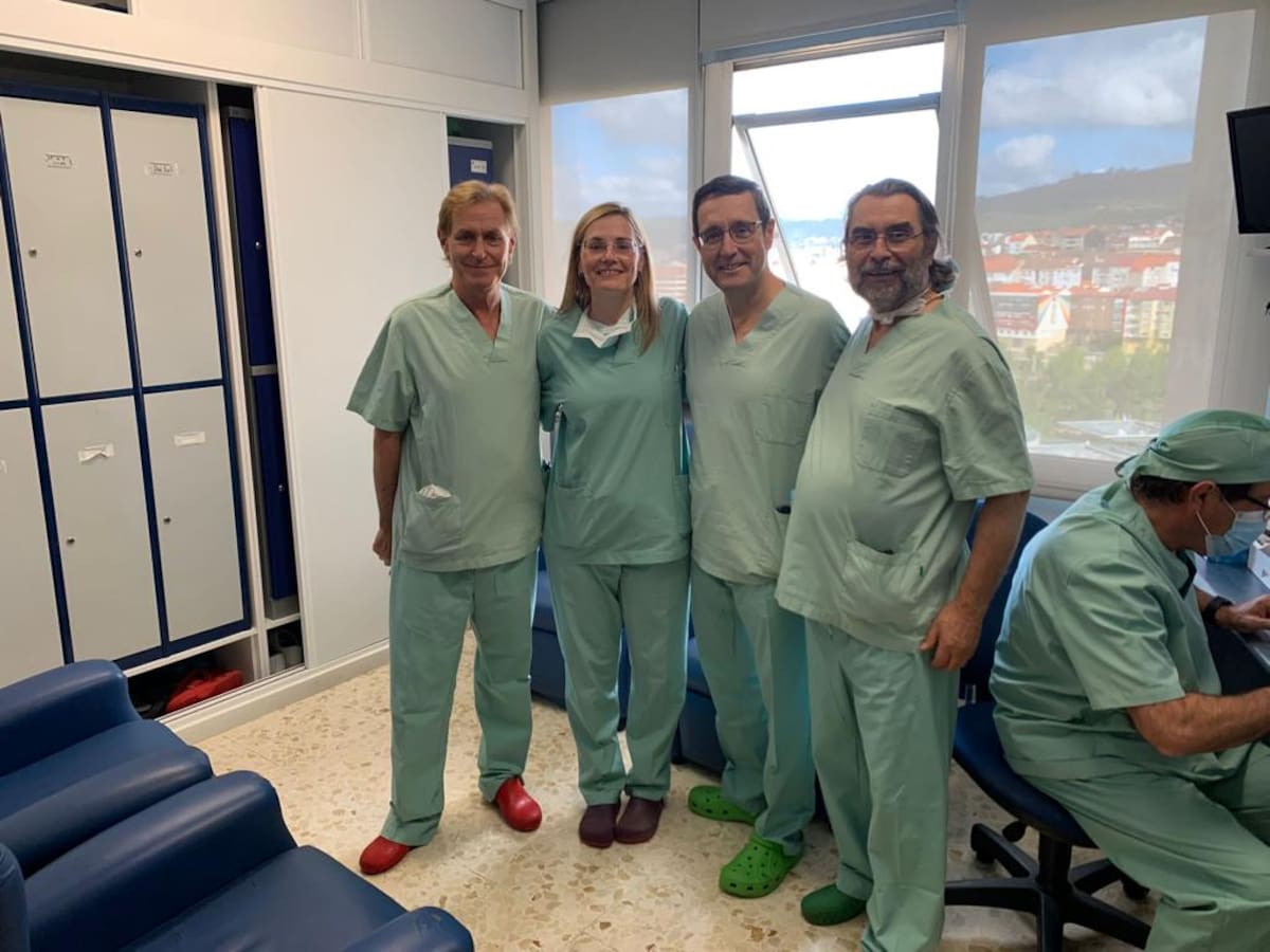 Una operación pionera de hombro