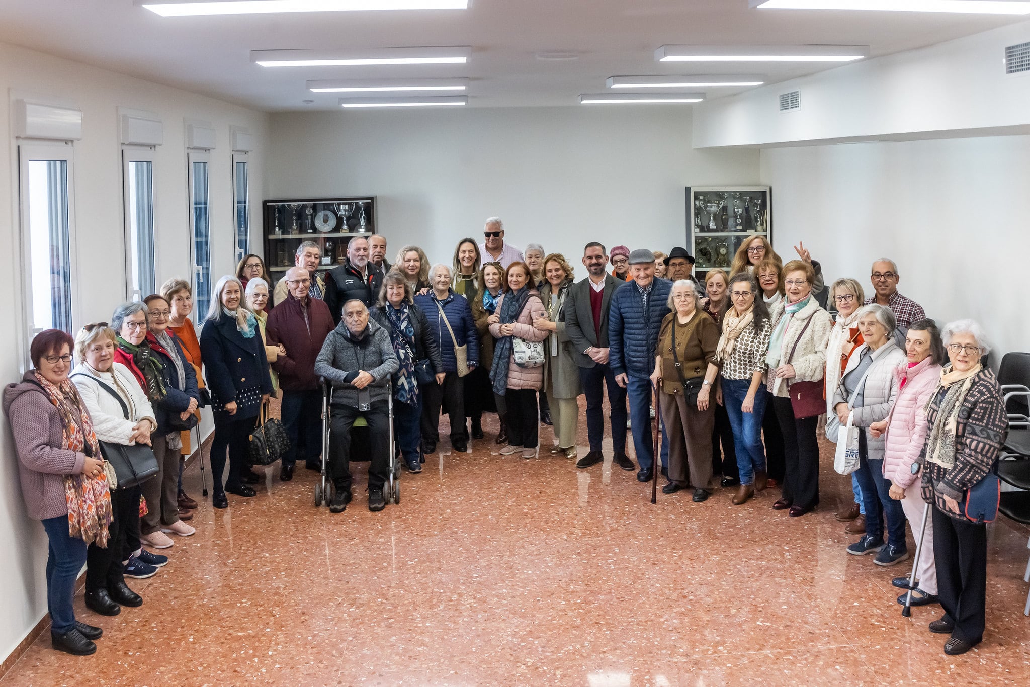 Vecinos del Alamín en el Centro Social