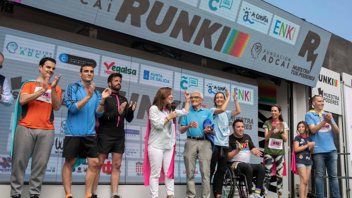 5.000 participantes en la primera edición en A Coruña de Runki, la carrera por la inclusión en el deporte