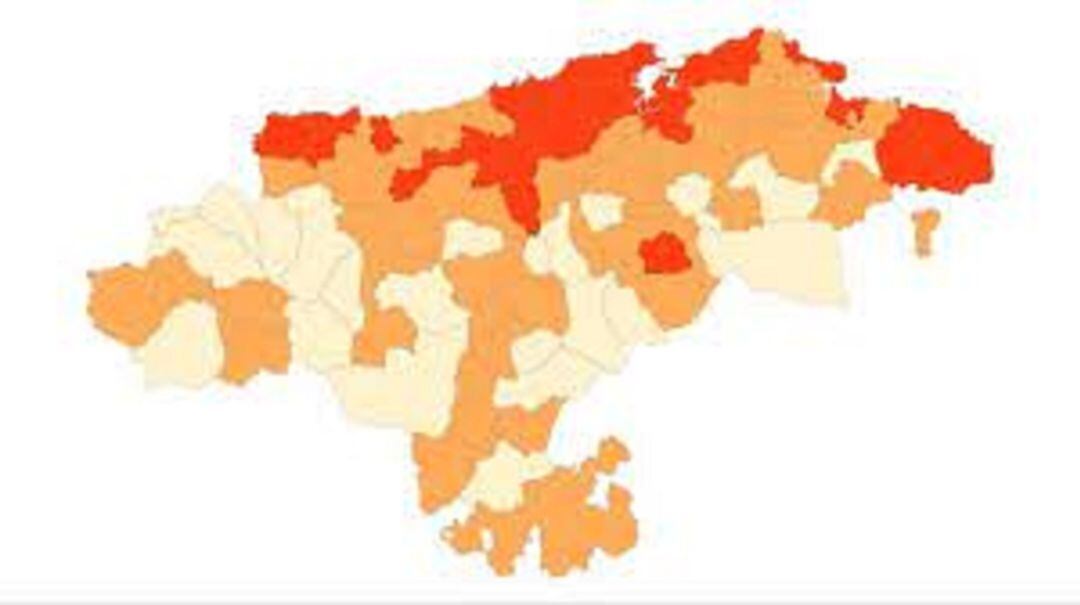 Semáforo Covid en Cantabria.