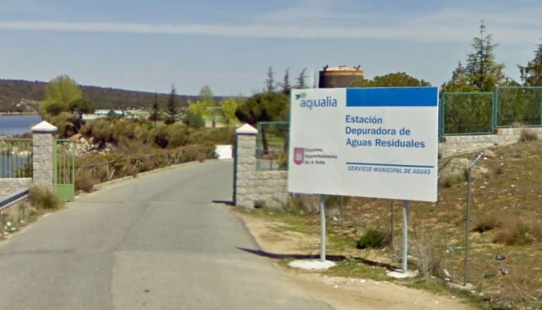 Acceso a la EDAR de Ávila