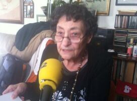 Paca Aguirre, en su domicilio de Madrid