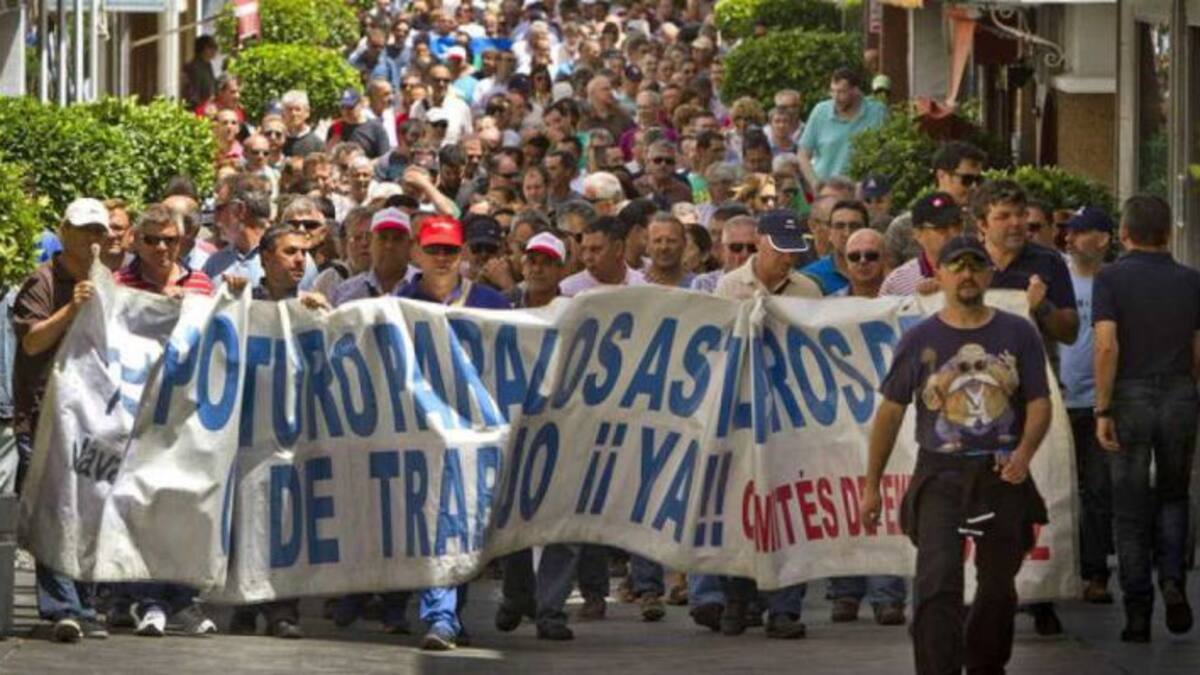 Trabajadores de astilleros protestarán para reclamar el contrato con Arabia Saudí