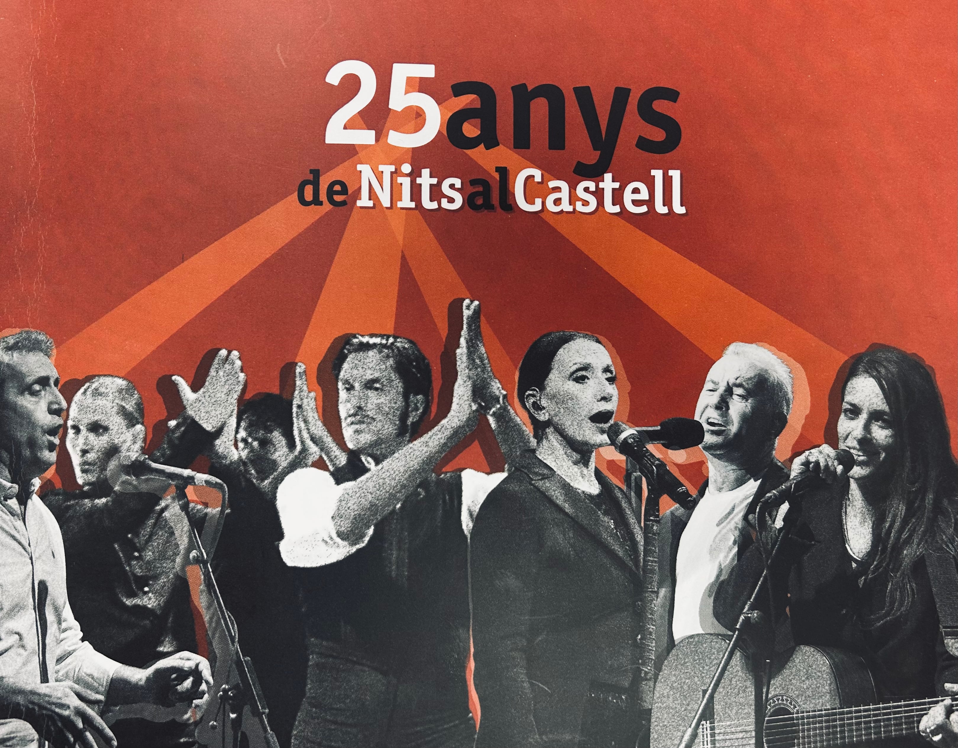 Portada del libro &quot;25 anys de Nits al Castell&quot;