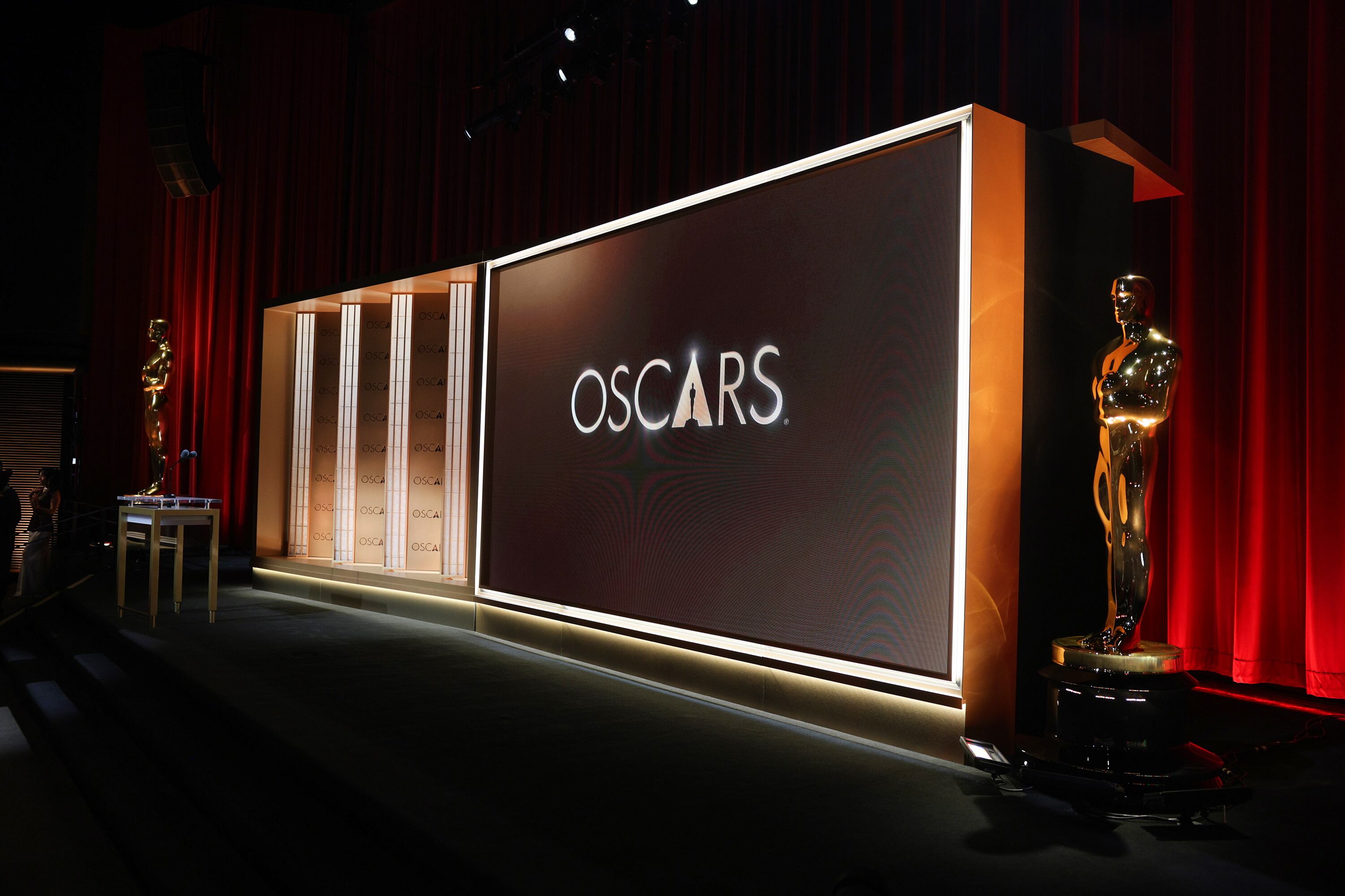 El escenario desde donde este jueves se han anunciado las nominaciones a la 98ª edición de los Premios Oscar 2026.