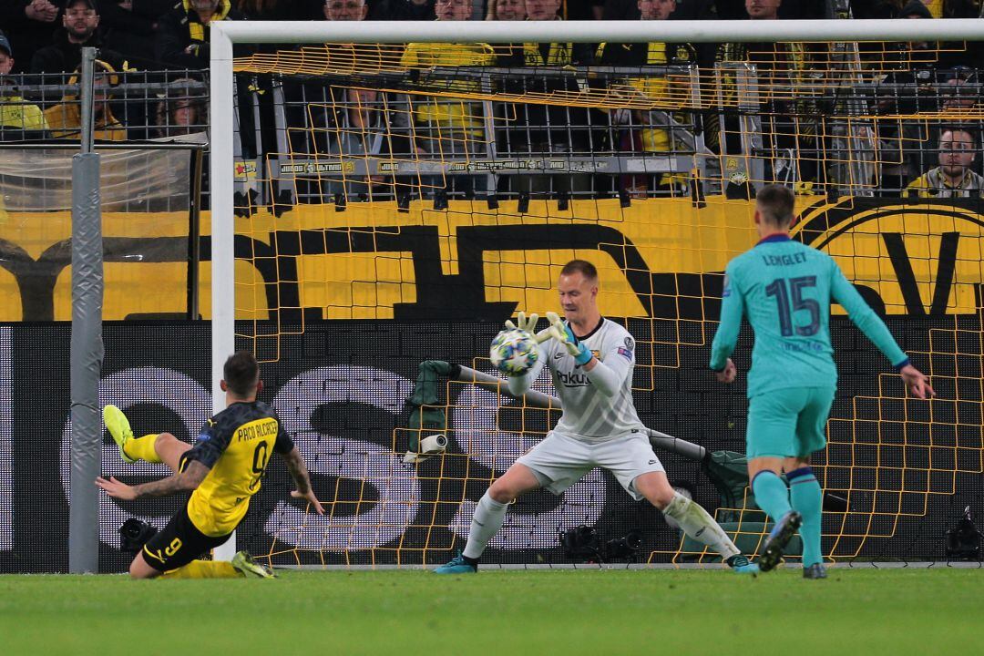 Marc André Ter Stegen, protagonista del partido