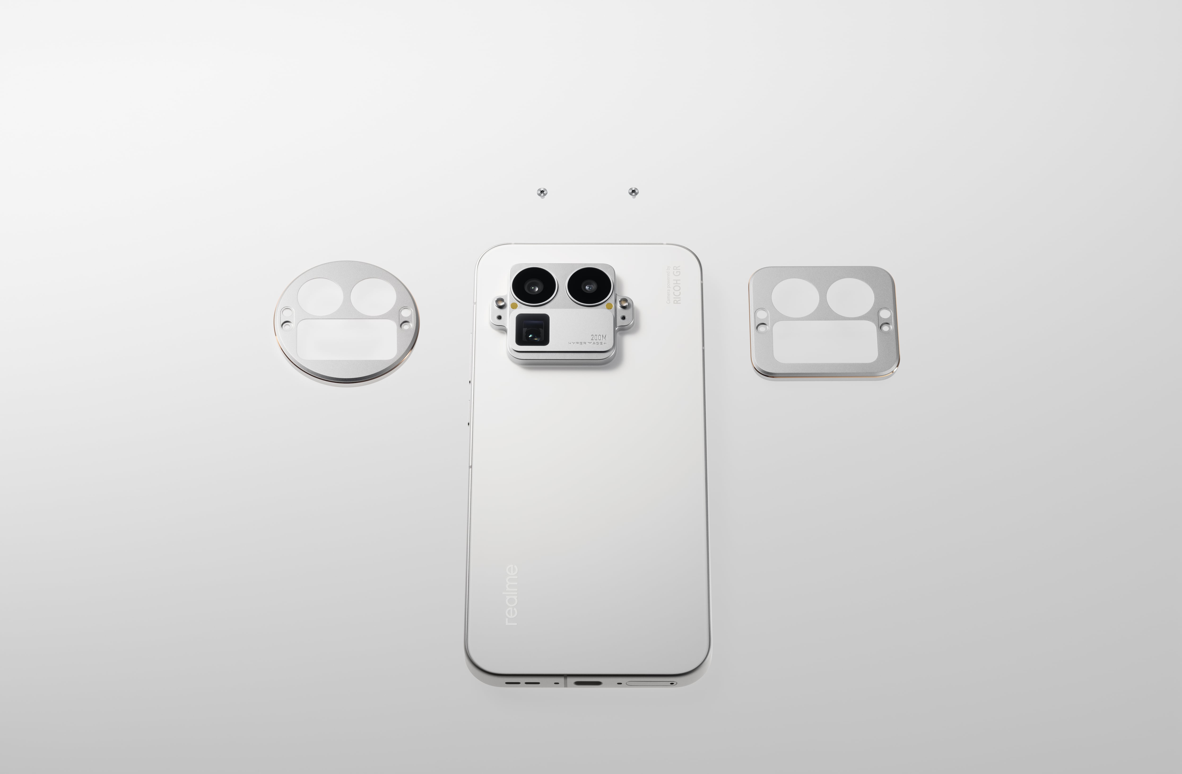 Estos son sus tres módulos intercambiables.