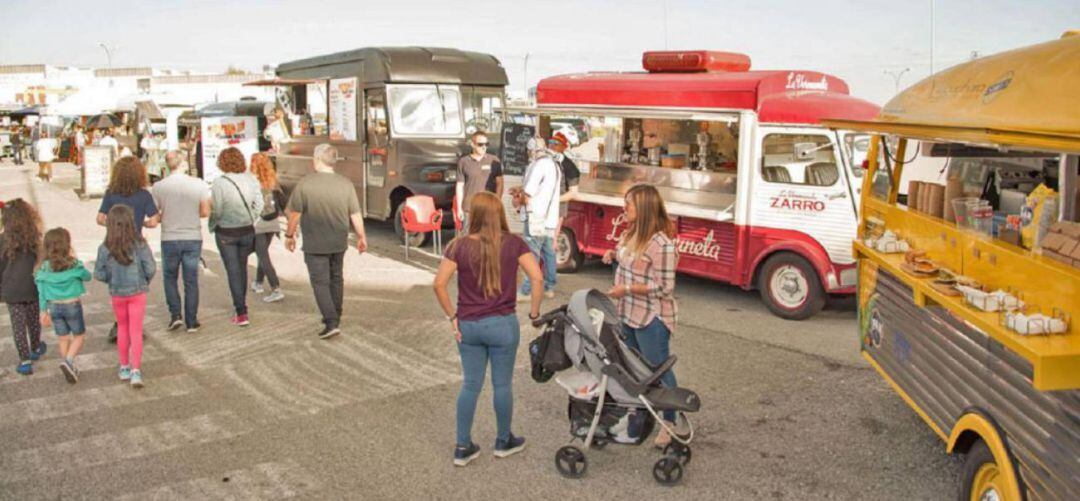 Concentración de food trucks