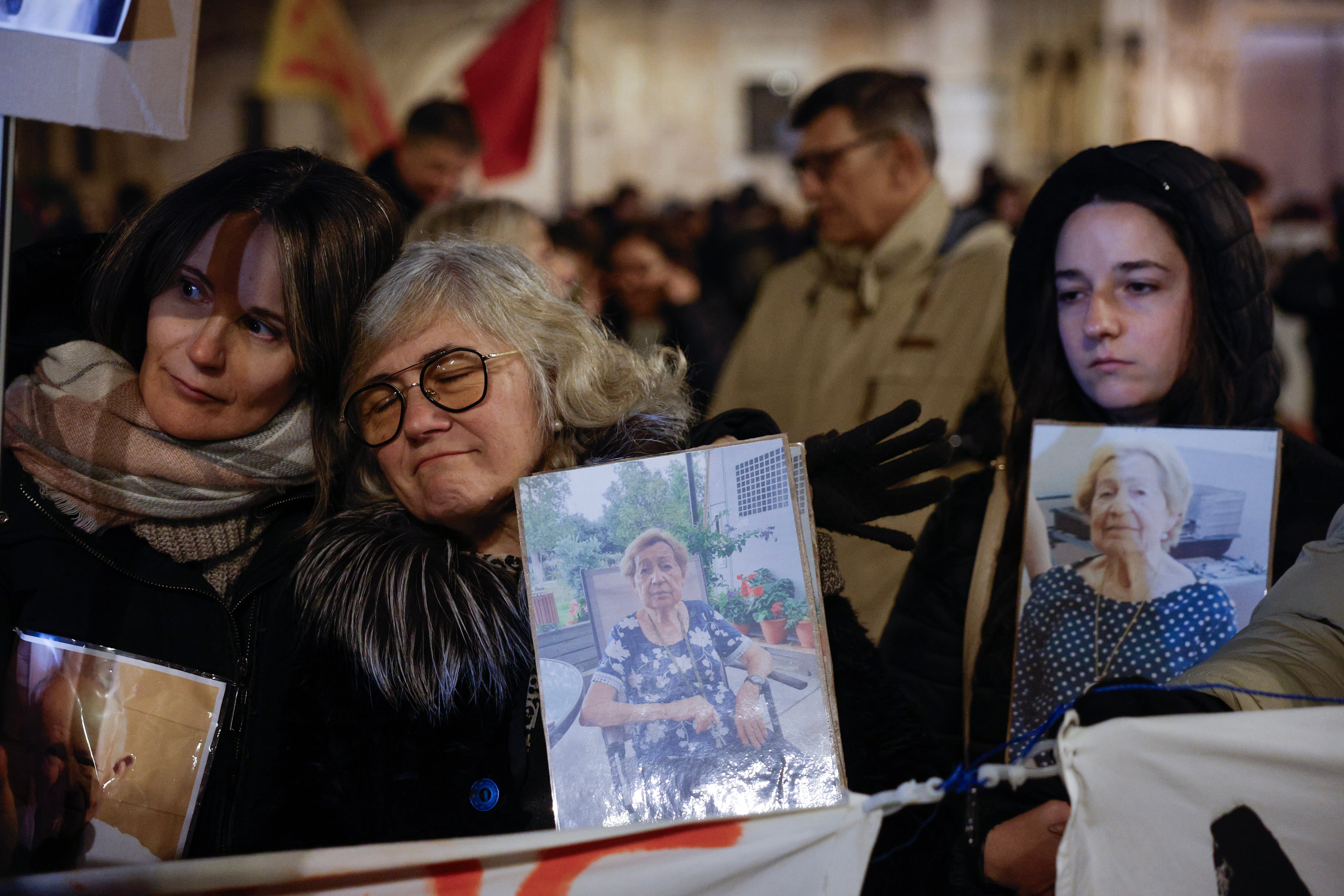  El colectivo de familiares de víctimas de la DANA pide a las administraciones públicas que organicen un funeral de Estado civil que homenajee  a los 227 muertos por las inundaciones. EFE/ Kai Forsterling