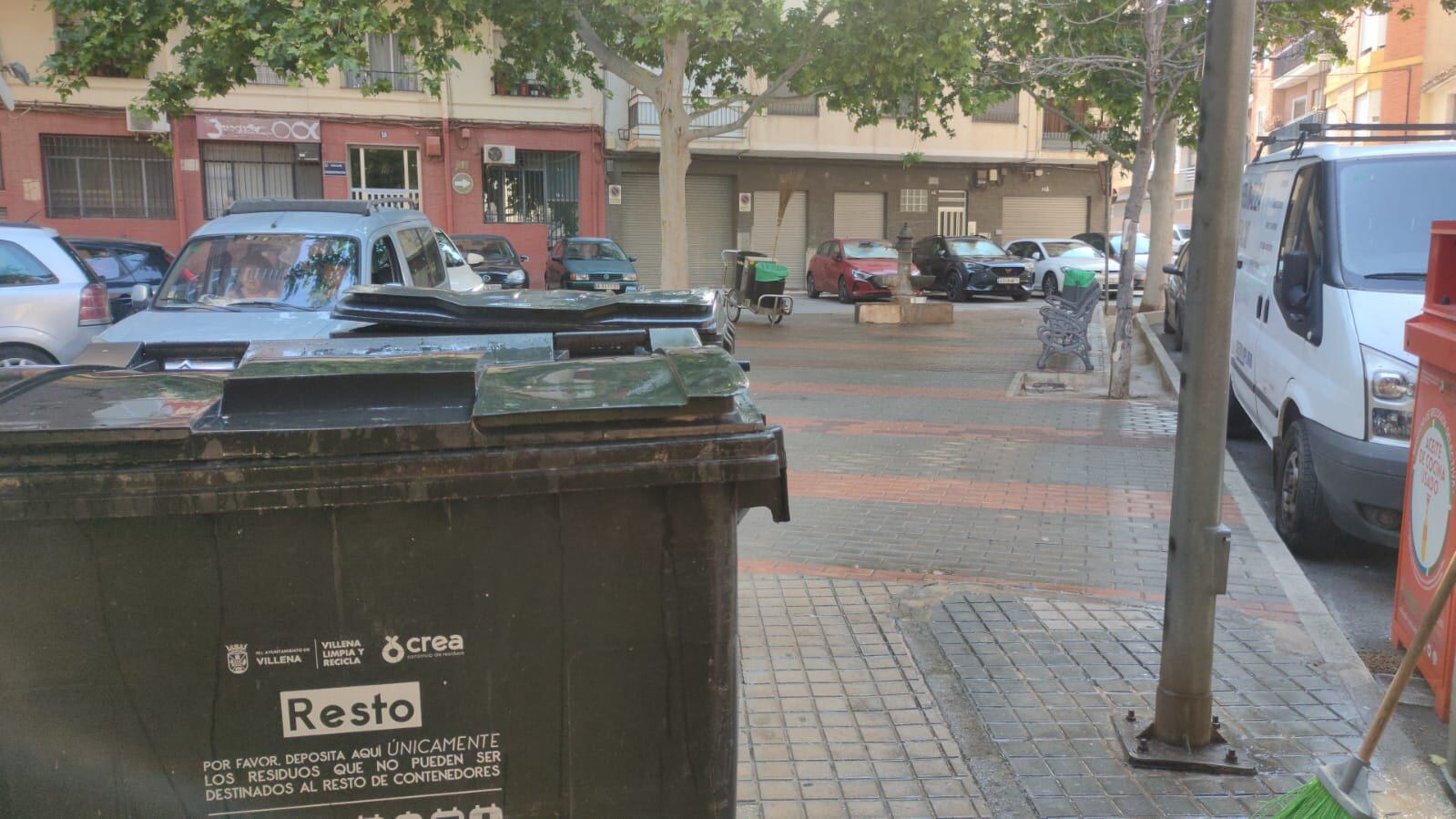 Contenedor de basuras