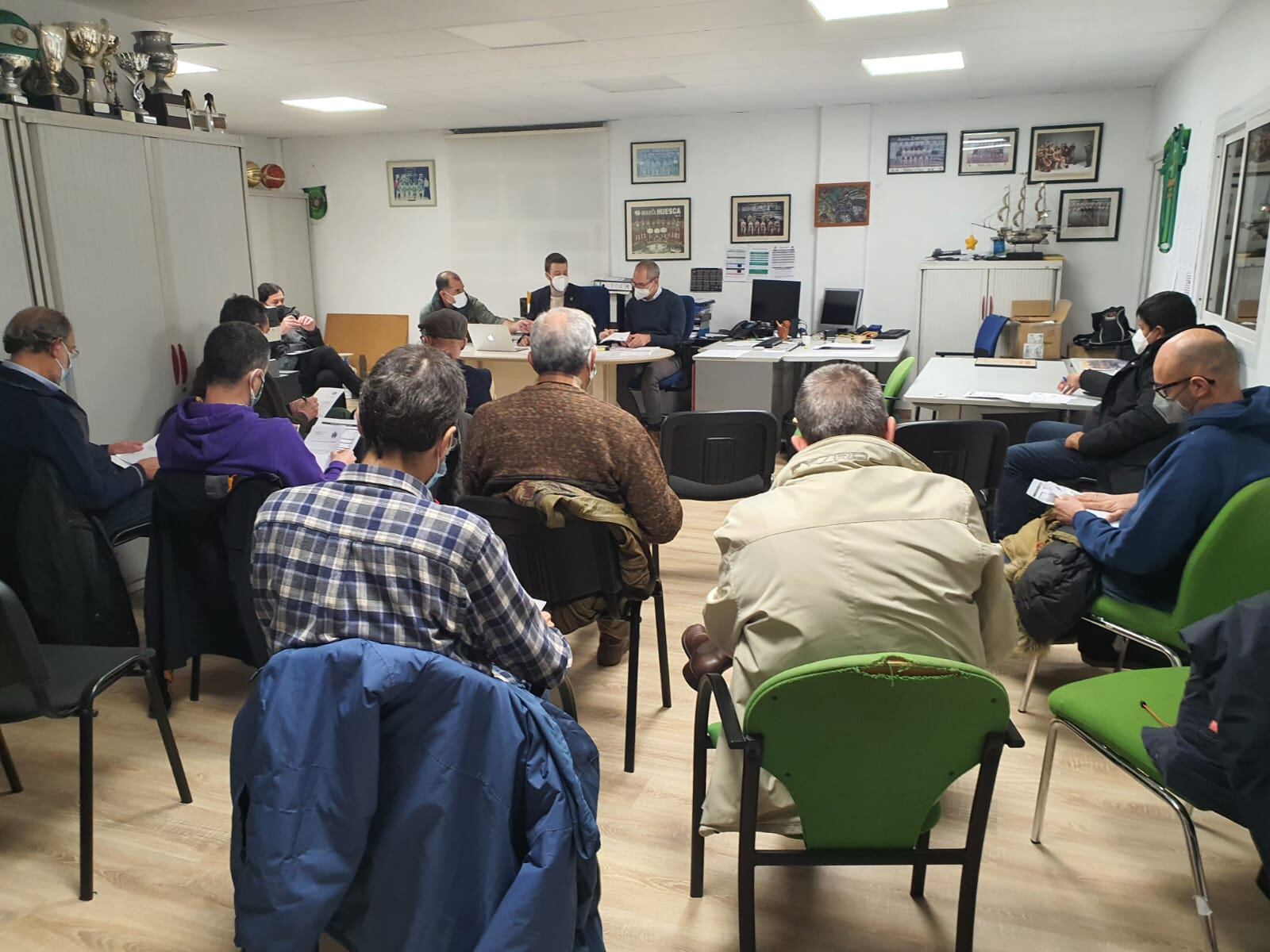 Imagen de archivo de una de las últimas asambleas del CB Peñas