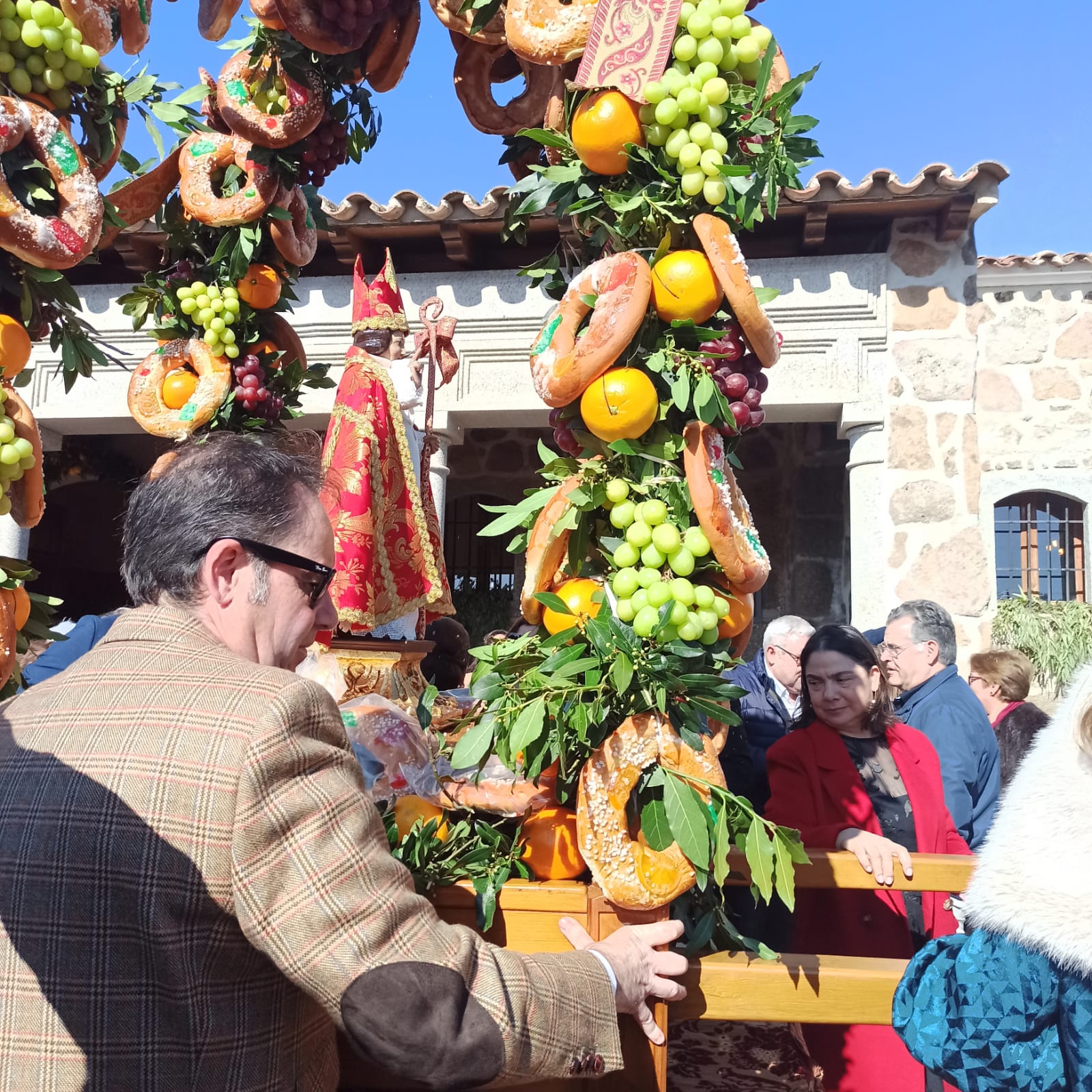 El Centro Social Polivalente de Pepino, la parroquia de la Inmaculada Concepción y la plaza principal fueron tomadas por los vecinos y visitantes para honrar a San Blas