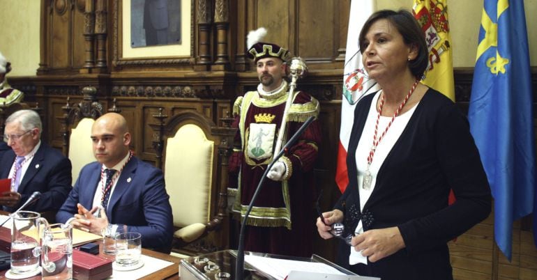 La alcaldesa de Gijón, Carmen Moriyón.