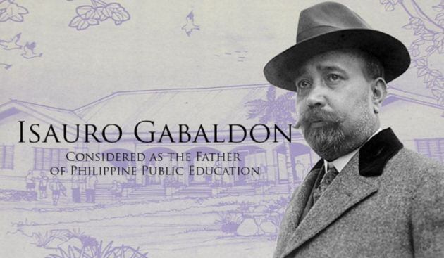 Isauro Gabaldón, considerado como el padre de la educación pública filipina.