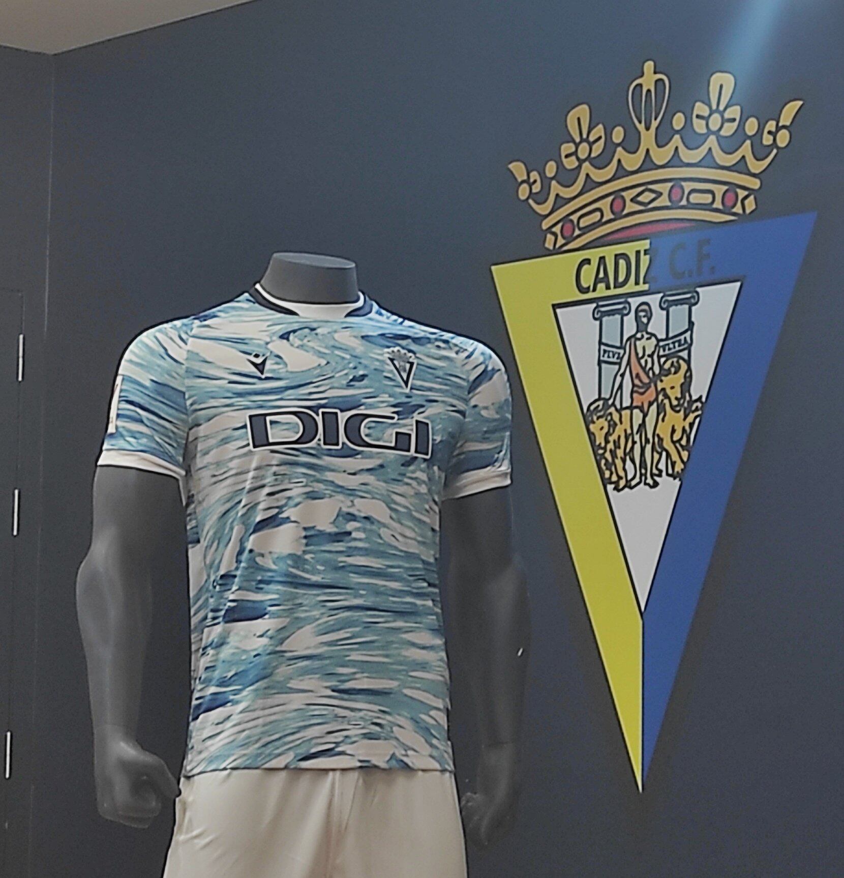 Camiseta del Cádiz CF para el partido contra el Celta