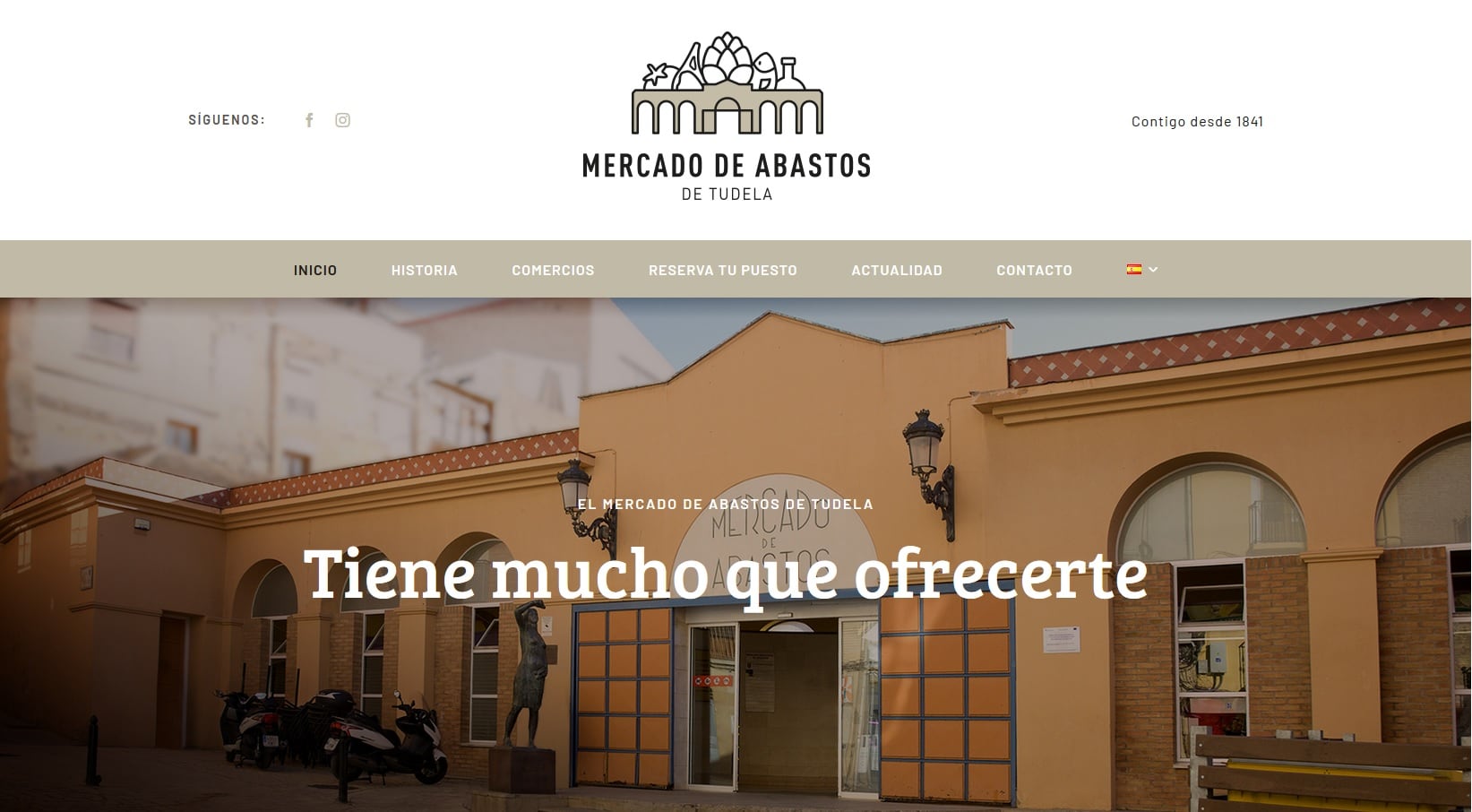 Nueva plataforma web del Mercado de Abastos de Tudela