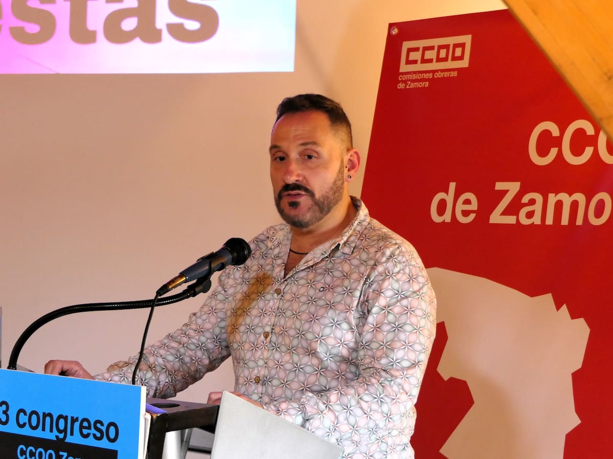 Jesús Carretero, nuevo secretario provincial de Comisiones Obreras en Zamora