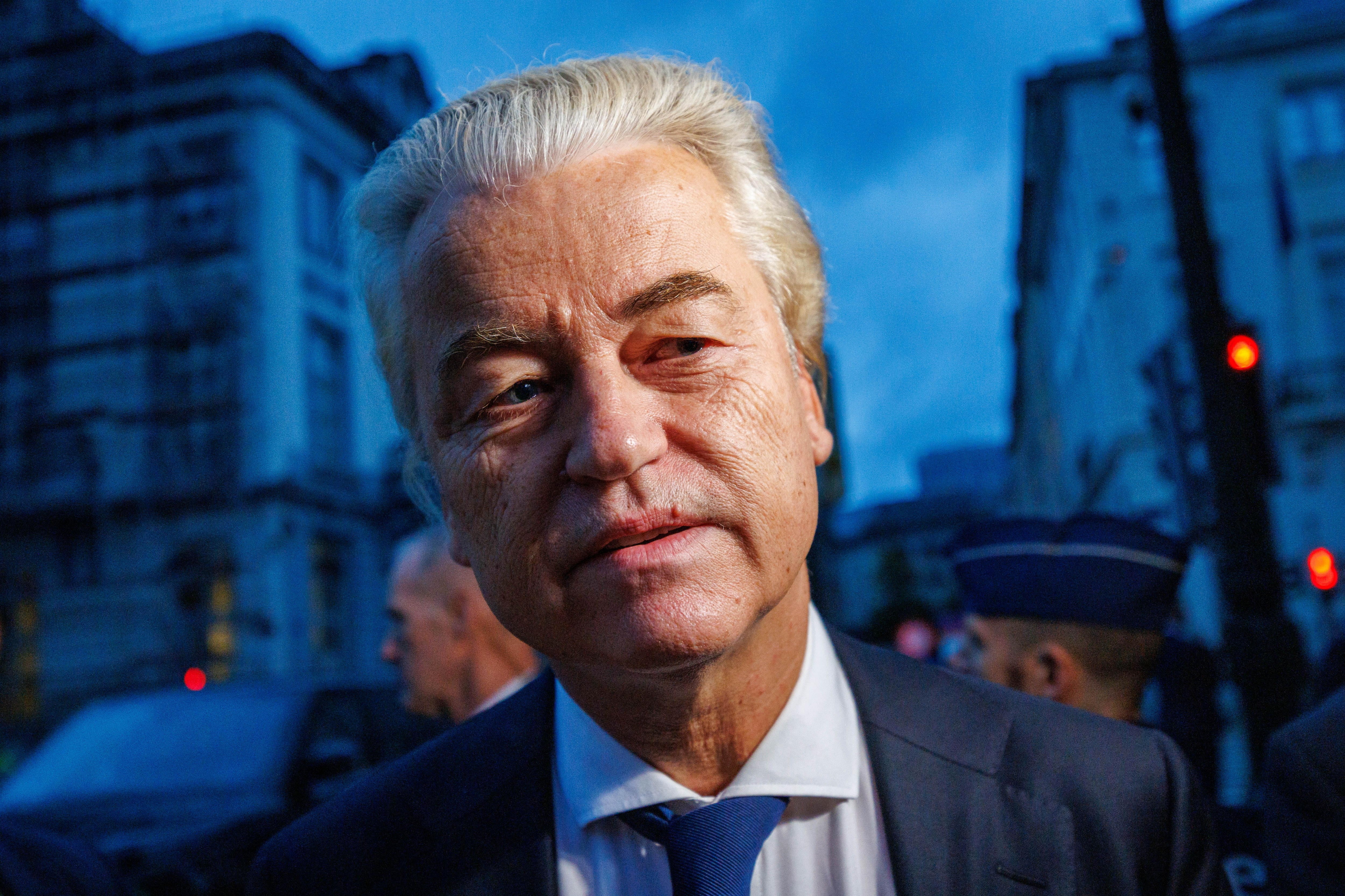 Geert Wilders, líder ultraderechista neerlandés que participa en el Gobierno de coalición del país