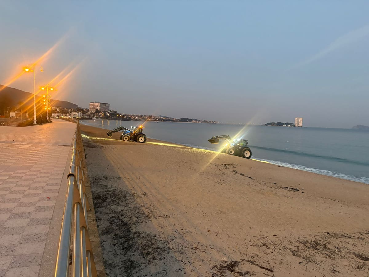 Vigo pone a punto sus playas para Semana Santa y estrena el chiringuito más esperado