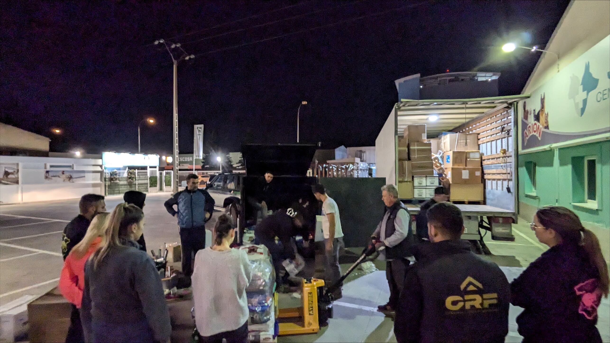 Preparativos del convoy