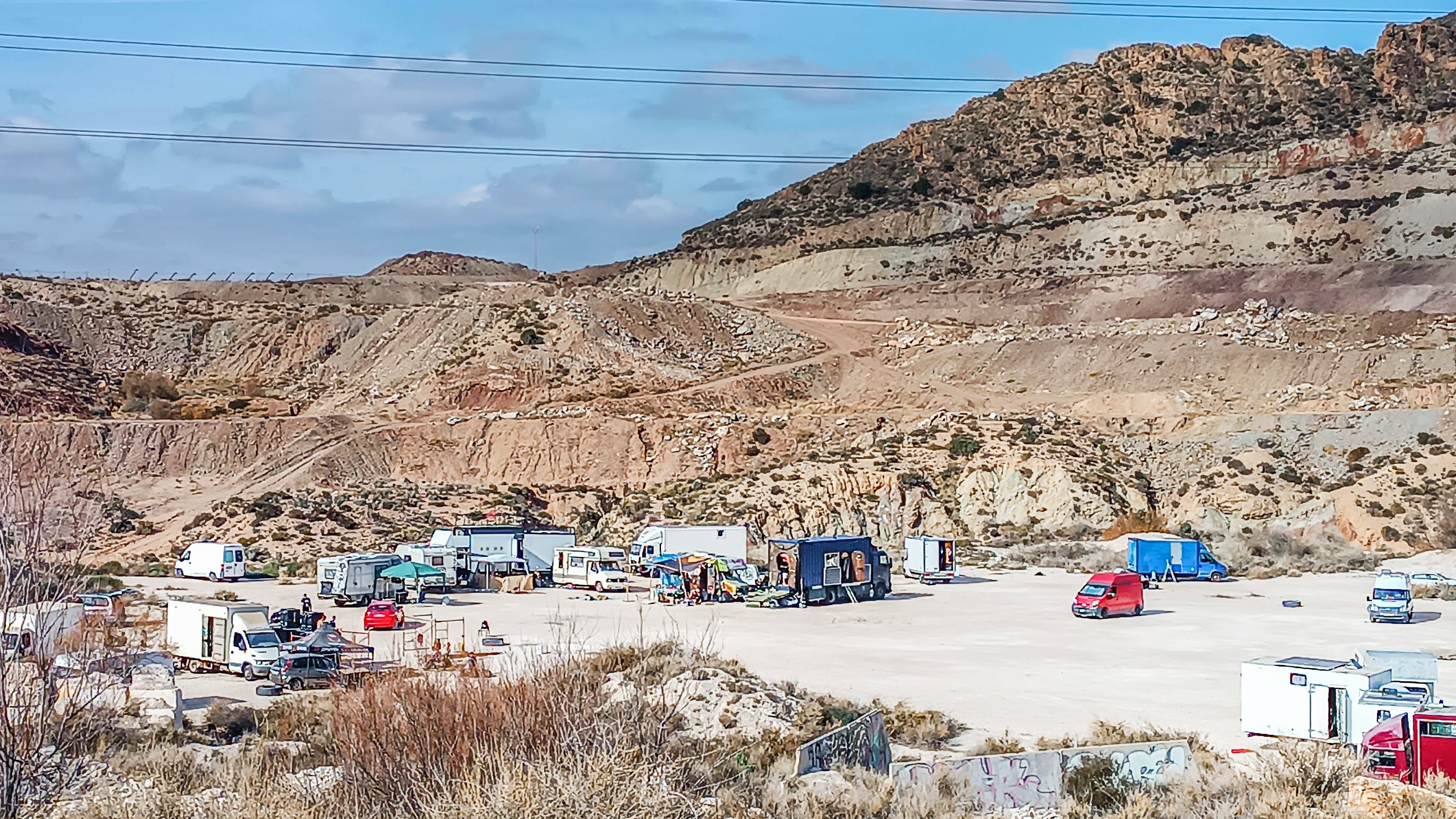 Ubicación de la rave celebrada en las afueras de Novelda