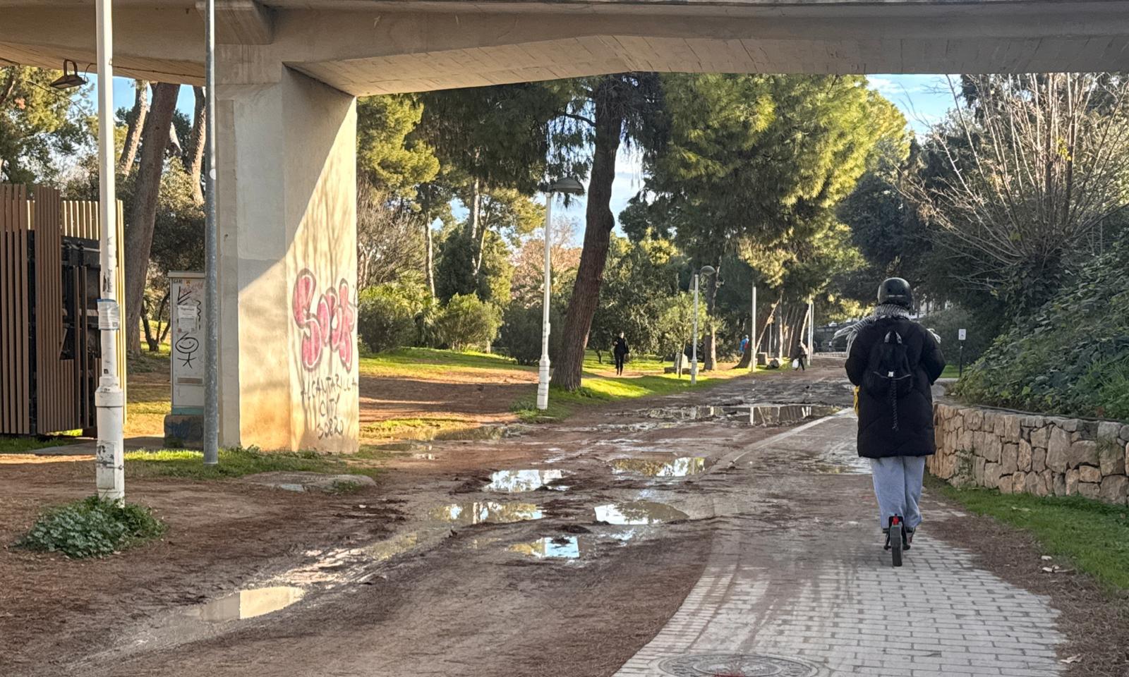 Baches en el Jardín del Turia