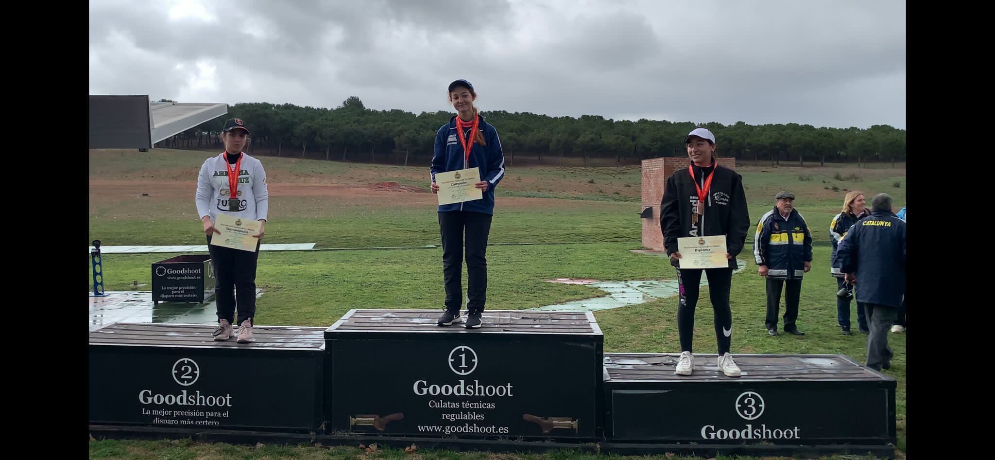 Paula Morcillo, deportista alfasina, campeona de la Copa del Rey de Tiro en Foso Olímpico