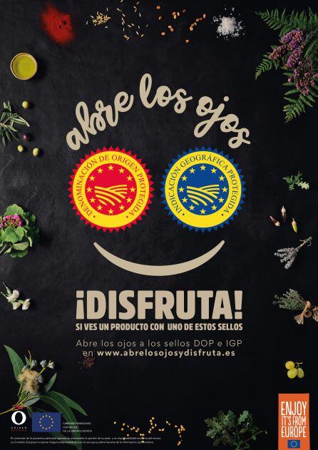 Imagen oficial de la campaña &#039;Abre los ojos, ¡Disfruta!&#039;