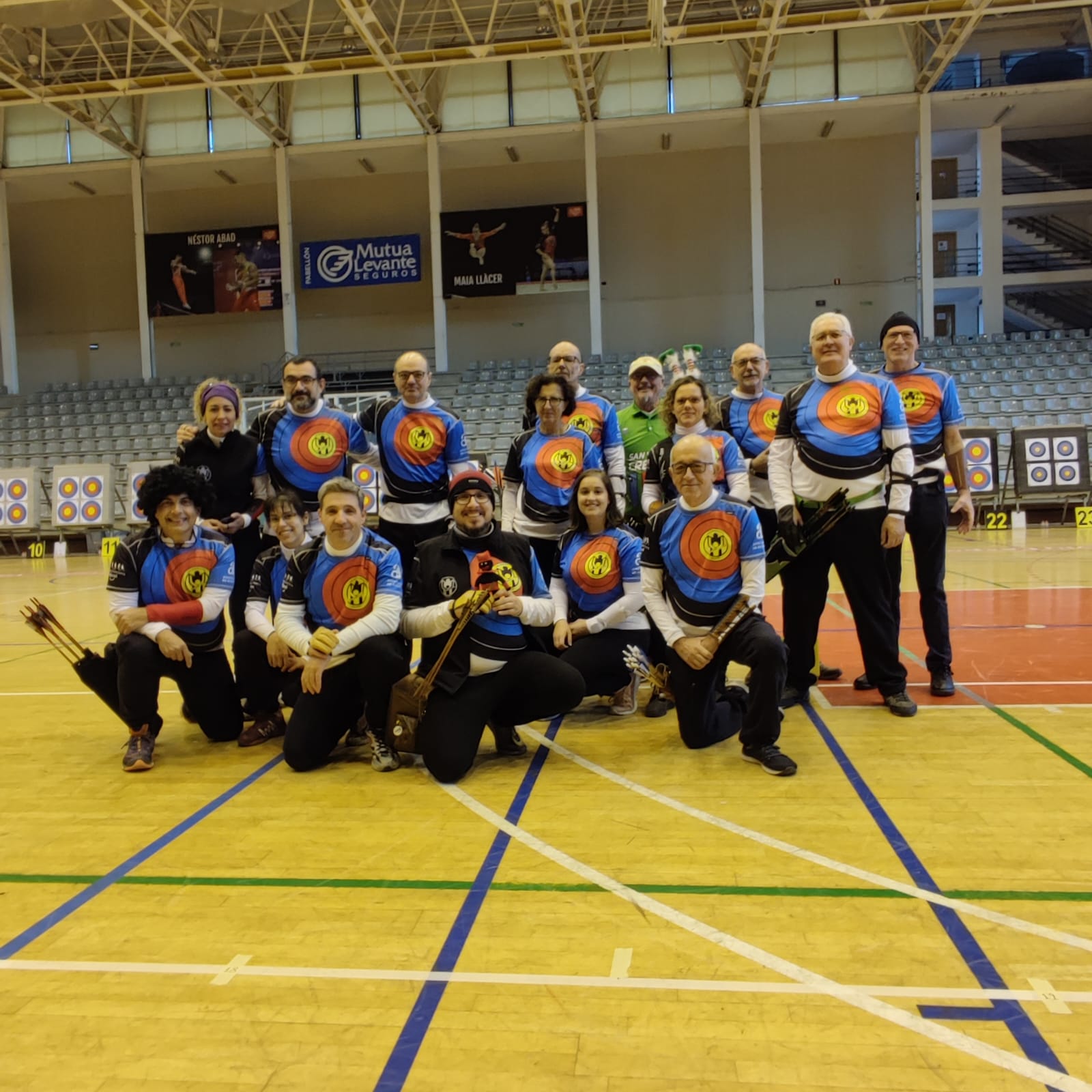 Participantes del CD Santa Lucia Alcoy de tiro con Arco