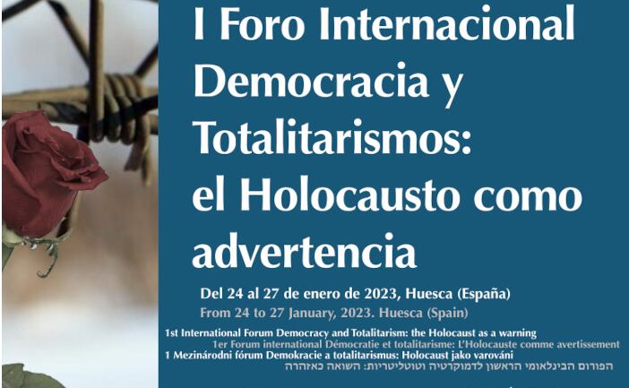 Cartel del foro que se va a celebrar en Huesca